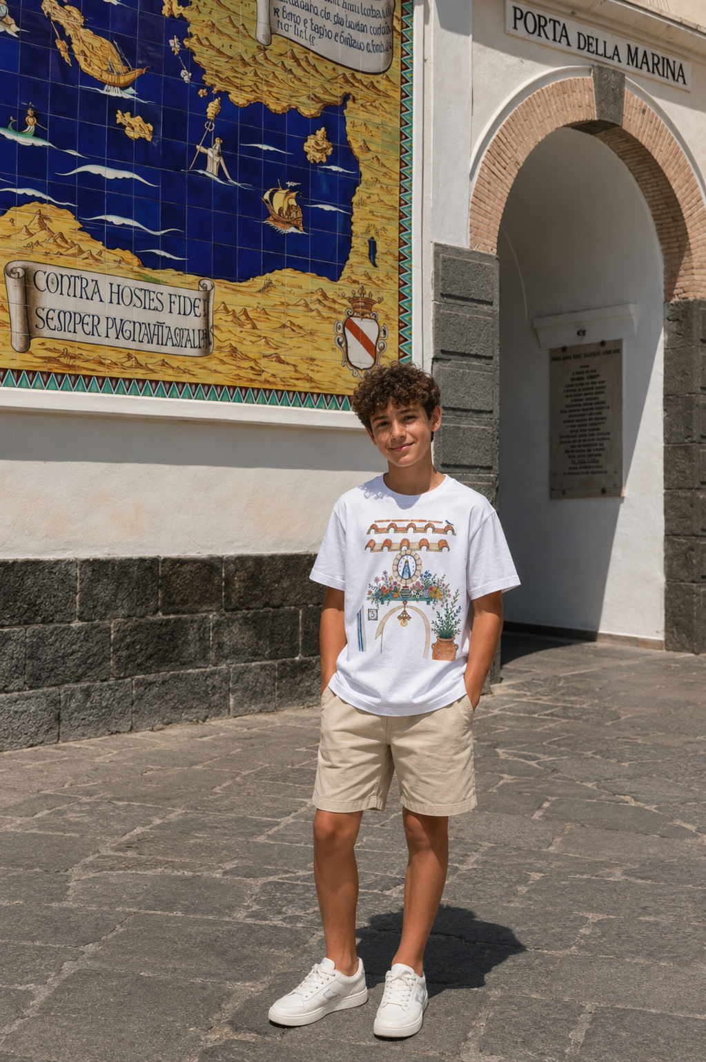 "Numero 5"  T-shirt per ragazzi | Amalfi Coast Club